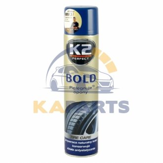 K1561 K2 K2 BOLD 600ml SPRAY Засіб догляду за шинами (аерозоль) х12