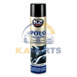 K406FA K2 Поліроль для торпедо "нове авто" / K2 PERFECT POLO COCKPIT SPRAY 600ML FAHREN