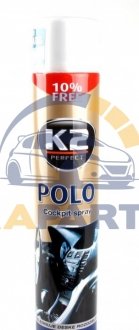 K407FR1 K2 Поліроль для торпедо "фреш" / K2 PERFECT POLO COCKPIT SPRAY 750ML FRESH