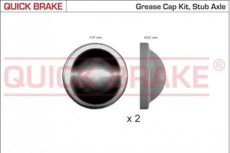 9829K QUICK BRAKE 9829K QUICK BRAKE Пилозахисні ковпачки для ступиці