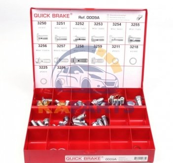 0009A QUICK BRAKE Комплект болтів банжо