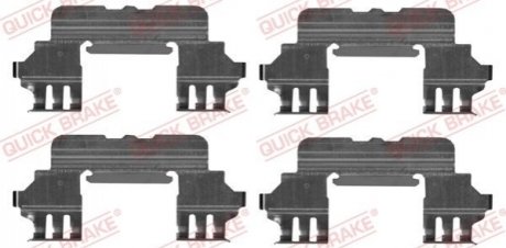 109-1860 QUICK BRAKE Комплект прижимних планок гальмівного супорту