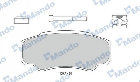 MBF015030 MANDO MBF015030 MANDO Гальмівні колодки до дисків