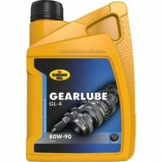 33480 KROON OIL Масло трансмиссионное GEARLUBE GL-4 80W-90 1л