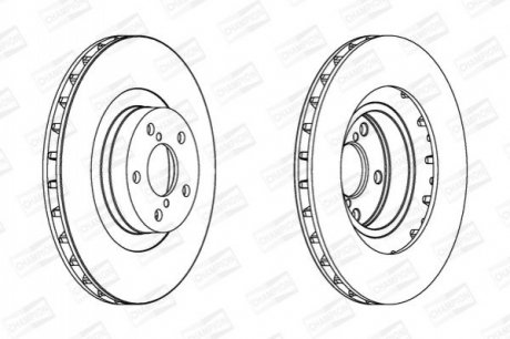 562677CH CHAMPION 562677CH (Champion) Гальмівний диск