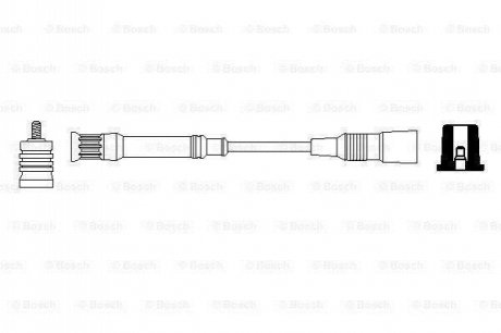 0 356 912 898 BOSCH Автомобільний високовольтний провід