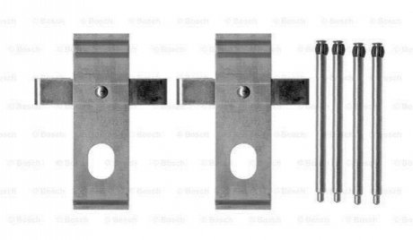 1 987 474 659 BOSCH Монтажний к-кт гальмівних колодок