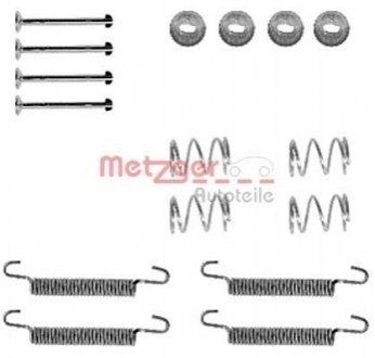 105-0791 METZGER Монтажний к-кт гальмівних колодок
