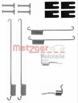 105-0829 METZGER Монтажний к-кт гальмівних колодок