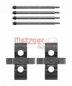 109-1611 METZGER Монтажний к-кт гальмівних колодок