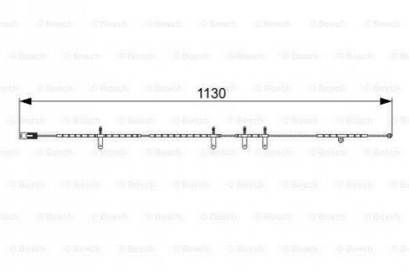 1 987 473 016 BOSCH Датчик зносу гальмівних колодок