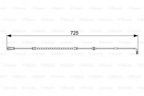 1 987 473 017 BOSCH Датчик зносу гальмівних колодок