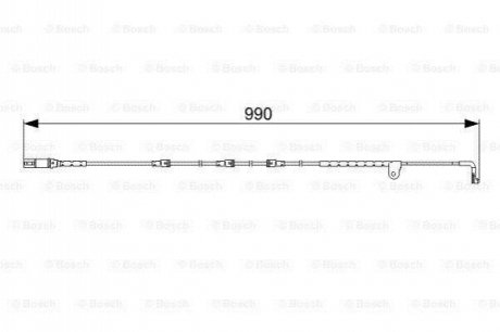 1 987 473 049 BOSCH Датчик зношування гальм.колодок