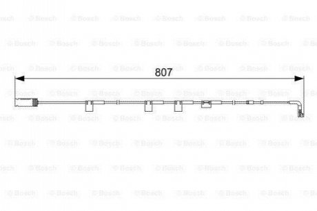 1 987 473 058 BOSCH Датчик зносу гальмівних колодок