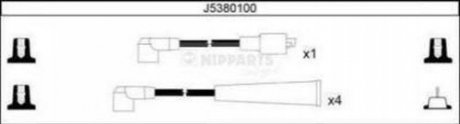 J5380100 NIPPARTS Комплект кабелів високовольтних