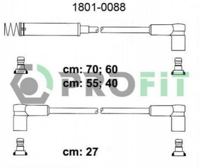 1801-0088 PROFIT Комплект кабелів високовольтних