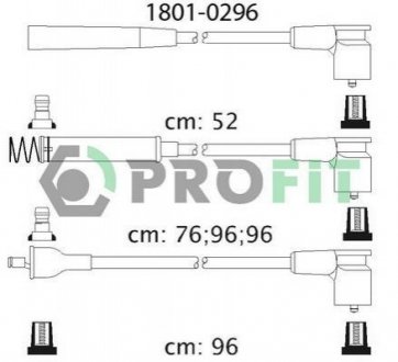 1801-0296 PROFIT Комплект кабелів високовольтних