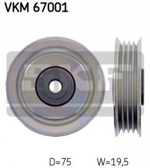 VKM 67001 SKF Ролик паразитний DAIHATSU Be-Go/Sirion/Terios "1,3L "00>>