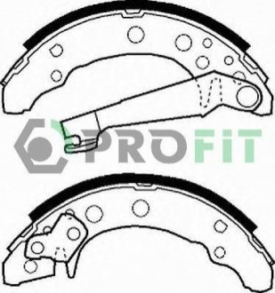 5001-0191 PROFIT Колодки гальмівні барабанні