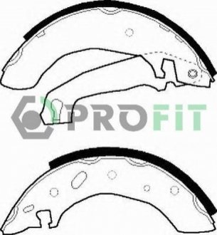 5001-0297 PROFIT Колодки гальмівні барабанні