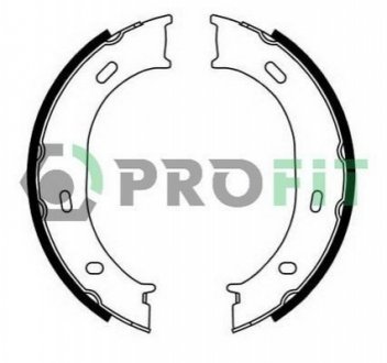 5001-0624 PROFIT Колодки гальмівні барабанні