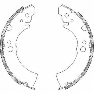 4066.00 REMSA Колодки гальмівні барабанні