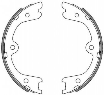 4264.00 REMSA Колодки гальмівні барабанні