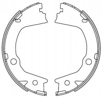4602.00 REMSA Колодки гальмівні барабанні
