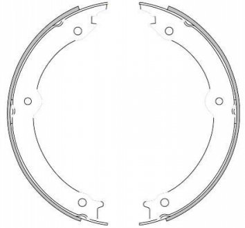 4620.00 REMSA Колодки гальмівні барабанні