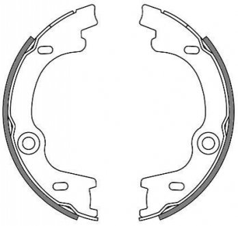 4630.00 REMSA Колодки гальмівні барабанні