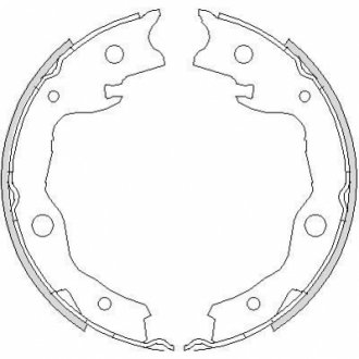 4752.00 REMSA Колодки гальмівні барабанні