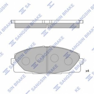 SP1376 Hi-Q (SANGSIN) Колодки гальмівні дискові