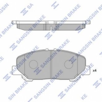 SP2183 Hi-Q (SANGSIN) Колодки гальмівні дискові