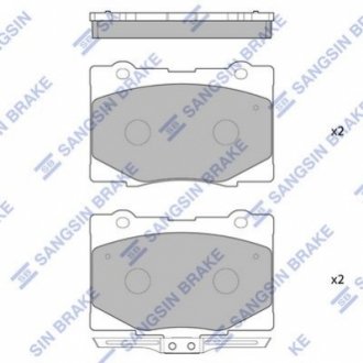 SP4141 Hi-Q (SANGSIN) Колодки гальмівні дискові