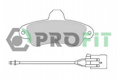 5000-0913 PROFIT Колодки гальмівні дискові