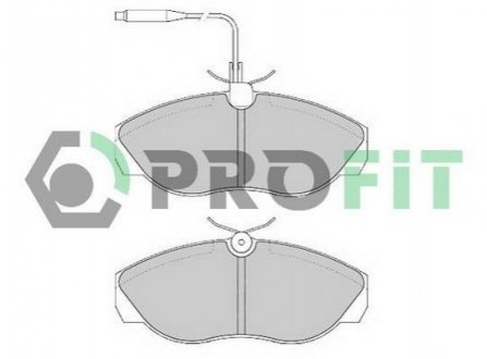 5000-0967 PROFIT Колодки гальмівні дискові