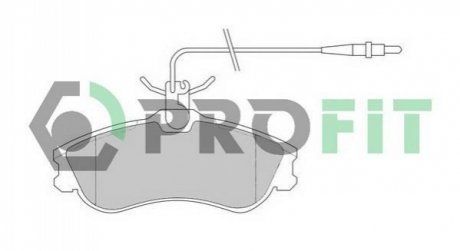 5000-1112 PROFIT Колодки гальмівні дискові