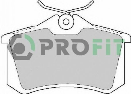 5000-1491 PROFIT Колодки гальмівні дискові