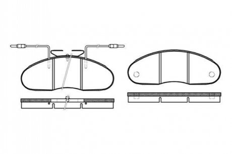 0048.02 REMSA Колодки гальмівні дискові