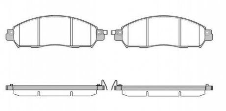 1612.04 REMSA Колодки гальмівні дискові