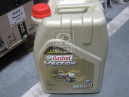 15BA40 CASTROL Масло ДВС 10W-40 Castrol VECTON API CI-4, ACEA E4/E7, MAN M 3277, 20л, синт.