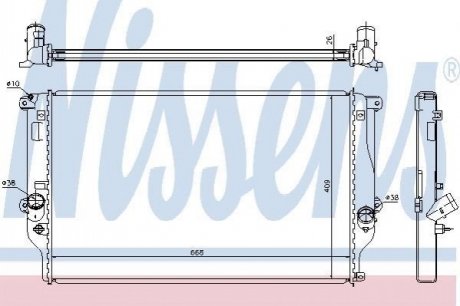 64677A NISSENS Радіатор охолоджування