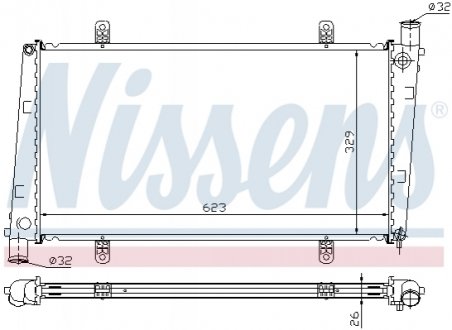 65551A NISSENS Радіатор охолоджування