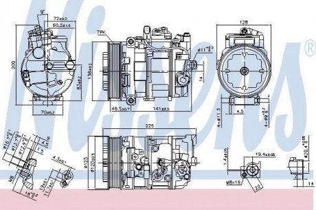 890294 NISSENS Компресор кондиционера