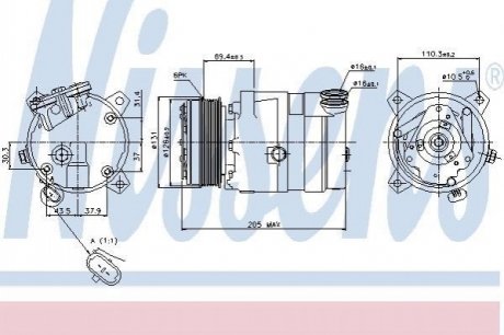 89062 NISSENS Компресор кондиціонера