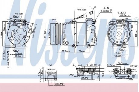 89234 NISSENS Компресор кондиционера