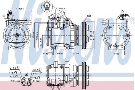 89274 NISSENS Компресор кондиционера