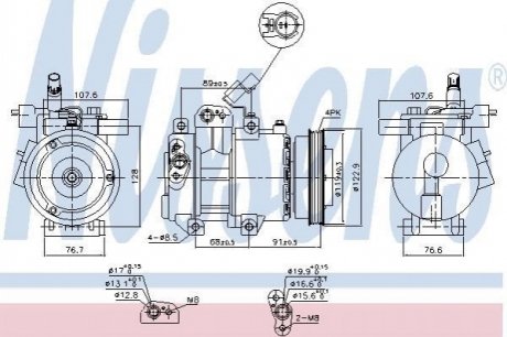 89279 NISSENS Компресор кондиціонера