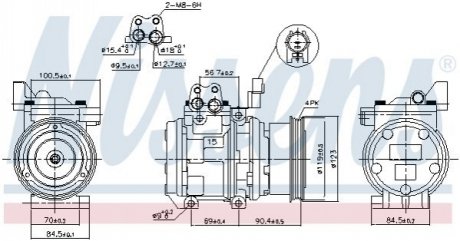 89299 NISSENS Компресор кондиціонера