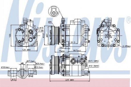 89354 NISSENS Компресор кондиціонера